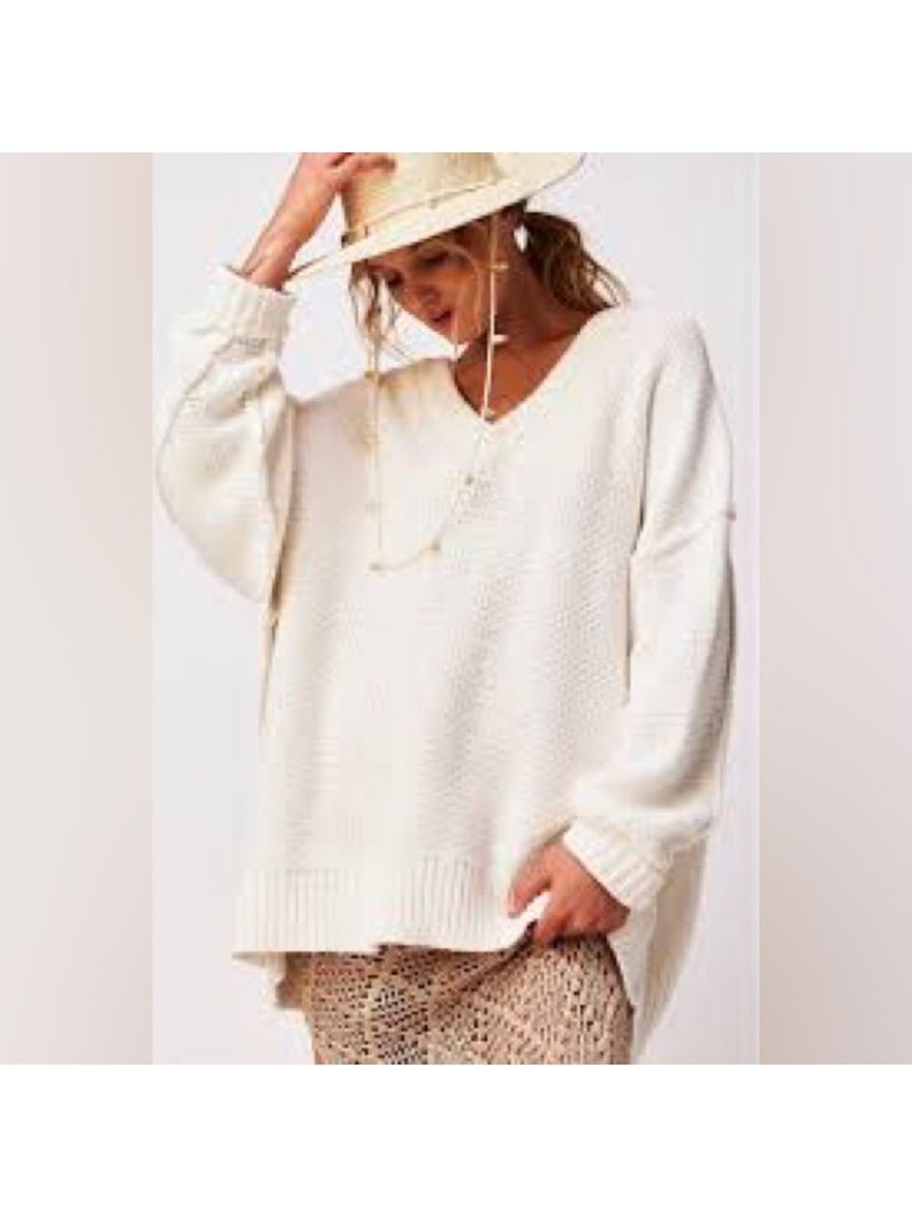 Twigg and Feather Isabelle Poncho Sweater - Canadian Made